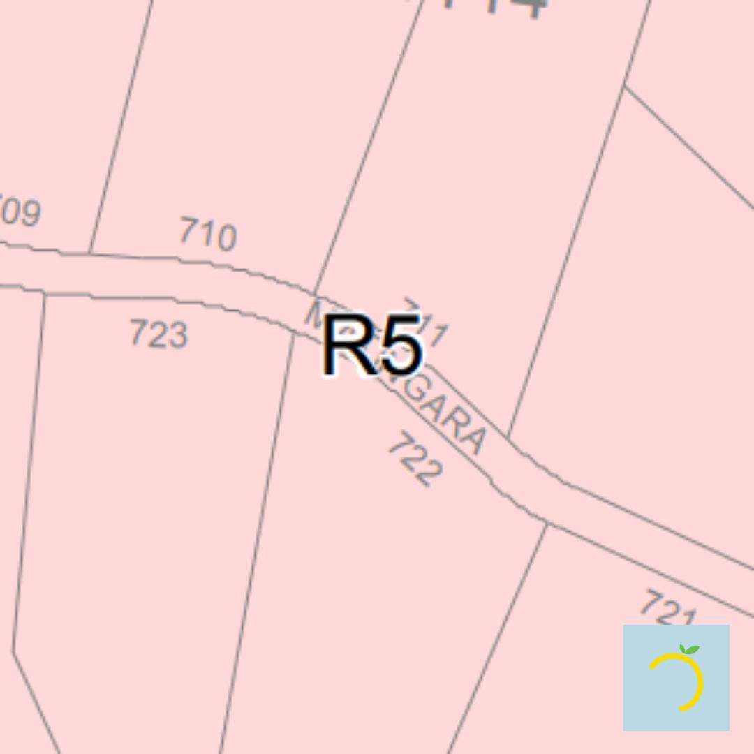 An example of R5 Zoning Map