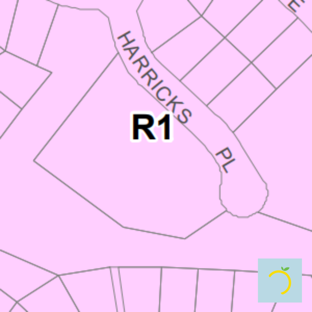 An example of R1 Zoning Map