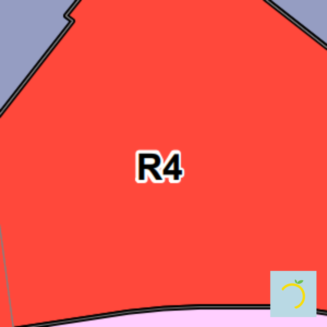 An example of R4 Zoning Map